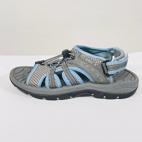 Nevados Performance Outdoor Sandals Women's 7 Blue Gray Slingback Adjustable - Picture 7 of 11